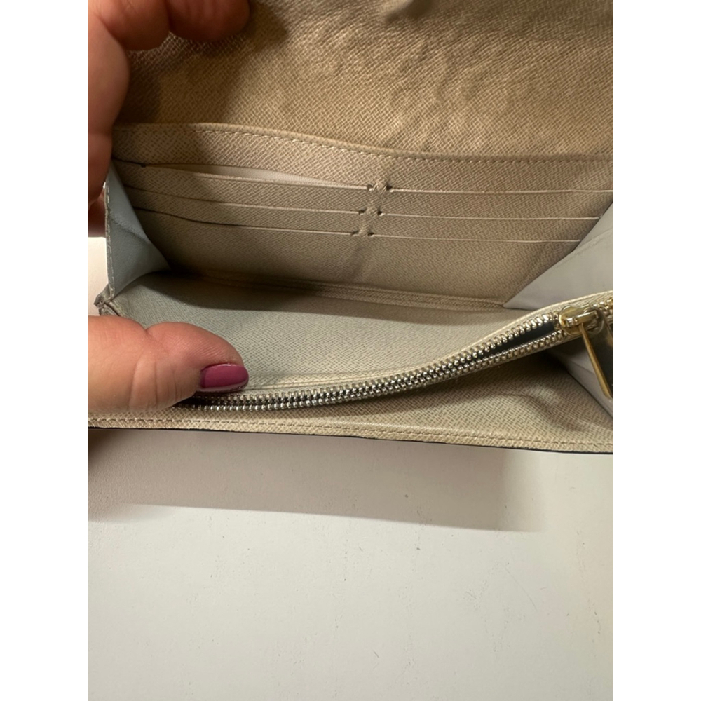 Women's Louis Vuitton Wallet, One Size, Brown with White Floral Print - Picture 8 of 10